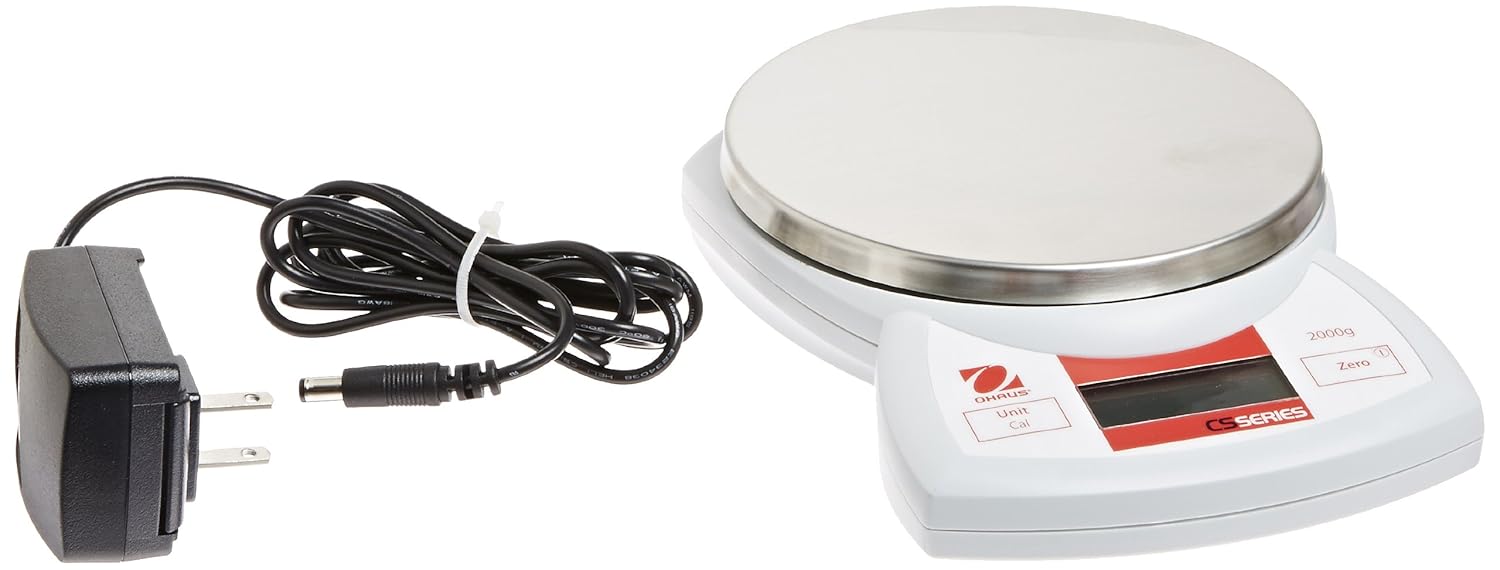 Ohaus CS2000 CS compacto y portátil báscula, capacidad de 2000 G