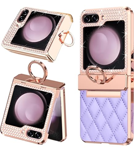 【Design Skin】Galaxy Z Flip 6 Ring Grip Pocket Case ver.2 Amazon.com: NINKI Diamonds for Samsung Galaxy Z Flip 7 FE