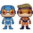 Funko Pop! Heroes: DC Heroes Booster Beetle Vinyl Figure (2 Pack), Gold/Blue