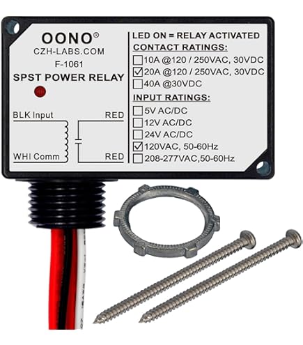 Functional Devices RIB24P-FA :: Polarized Relay, 20 Amp DPDT, 24 Vac/dc