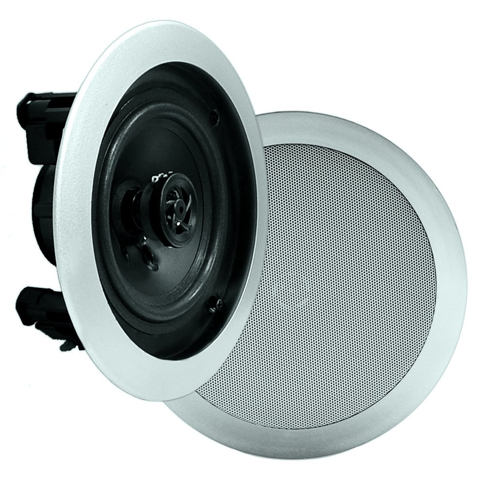 Buy 5.25” Ceiling Wall Speakers Pair of 2Way Midbass Woofer Speaker