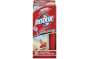 Resolve Easy Clean Pro Carpet Cleaner Gadget & Foam Spray Refill, Clean & Fresh 22 oz Can, Carpet Shampooer System