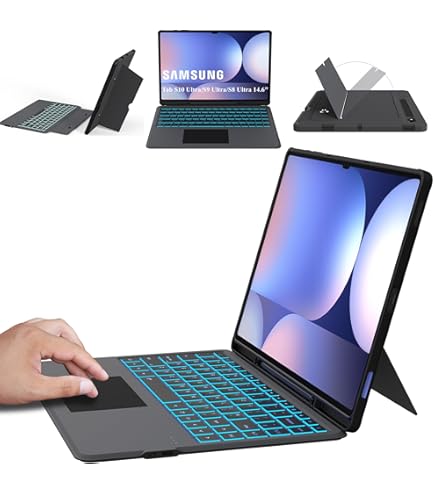 Amazon.com: Color Keyboard Case for Samsung Galaxy Tab S8