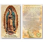 THE SAINTS COLLECTION Our Lady of Guadalupe Laminated Prayer Cards pack of 20