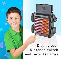 Skywin- Game Storage Tower Compatible With Nintendo