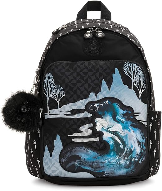 Kipling Disney Frozen II Delia Rucksack, Schwarz (Durch ...
