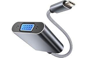 Elebase USB C to VGA Adapter for Apple iPhone 17 16 15 Max Plus,Type C (Thunderbolt 3/4) to VGA (15 Pin) Video Cable Converte