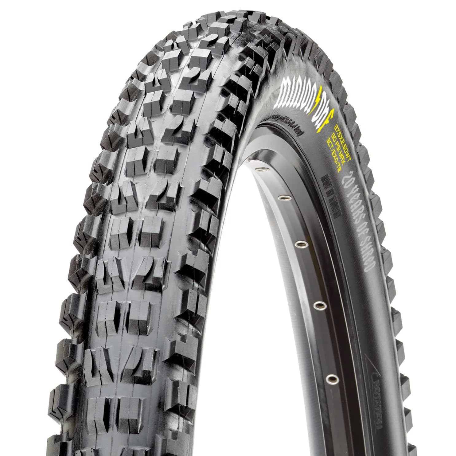 MAXXIS Minion DHF - 3C MaxxTerra - 29, 27.5, 26, 24 - EXO, EXO+, DD - E25 Rating, Tubeless | Gold Standard of Gravity Focused Tread, Size 27.5x2.50 Limited Ed., 3CT, EXO Image
