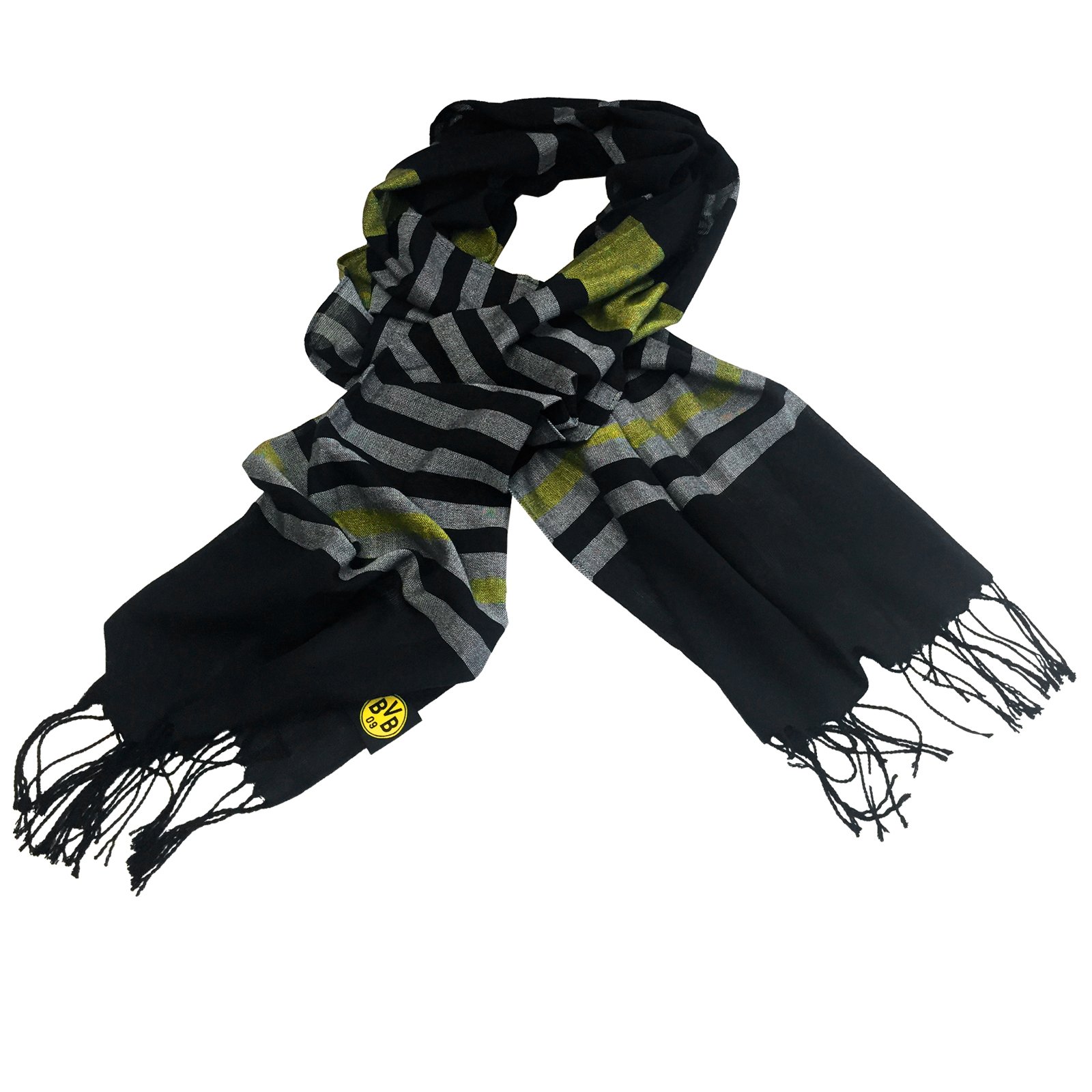 Borussia Dortmund, Scarf, black-yellow,