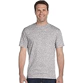Hanes Mens TAGLESS ComfortSoftCrewneck T-Shirt,Light Steel,XLarge