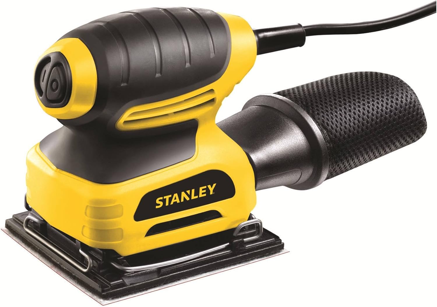 Stanley Stel401 B3 220 W Ponceuse Ponceuse Orbitale Ponceuse Manuelle Noir Jaune 16000 Opm 220 W 114 X 140 Mm Amazon Fr Bricolage