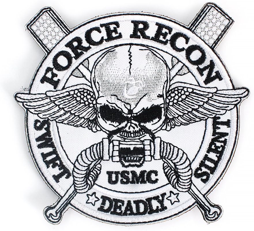 Tactical Military Morale Patch - Voted Best Quality Patches Perfect for Hats, Jackets, Backpacks, and More (Force Recon)