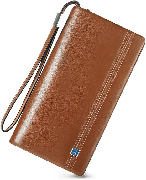 Amazon Co Jp メンズ財布 メンズレザーウォレット シンプルで個性的な 防水性と耐スクラッチ性 多機能で耐久性のある 大容量の財布 男性の若者のカジュアルな財布 ビジネスメンズウォレット 小銭入れ Color Brown ホーム キッチン