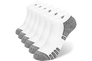 VVFXX Men’s Socks Ankle Socks Athletic Socks Running Socks 6 Pairs Cushioned Low Cut Socks Cotton No Show Socks