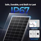 Renogy 200W N-Type Solar Panel 24V 25% High-Efficiency PV Module for RV Marine view 8