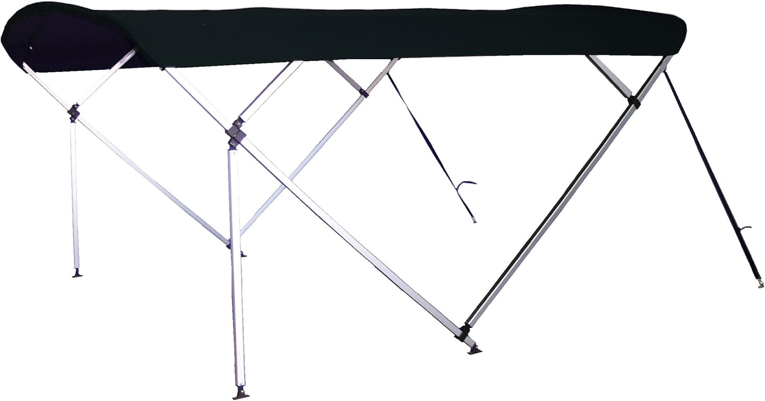 NorthStar Pontoon Bimini Top Replacement 8x8 (Black), Bimini Tops