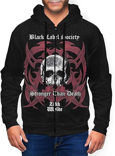 black label society zip up hoodie