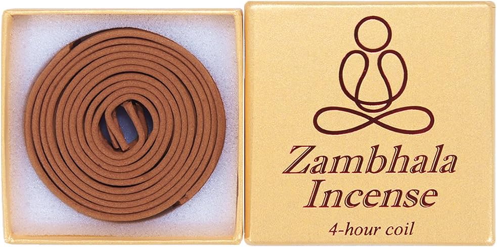 Zambhala Incense -12 Pieces 4-Hour Coil - 100% Natural - A004T