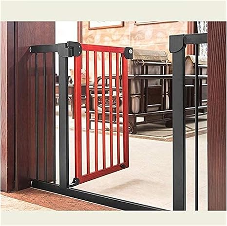 Amazon Co Jp ペットゲート フェンス ベビーゲート 猫脱走防止フェンス 階段のバルコニーのリビングルームのための金属のペットフェンス 自由立っているベビーセーフティゲート調節可能な屋内ペットのゲート Llnn Size 90 97cm ホーム キッチン