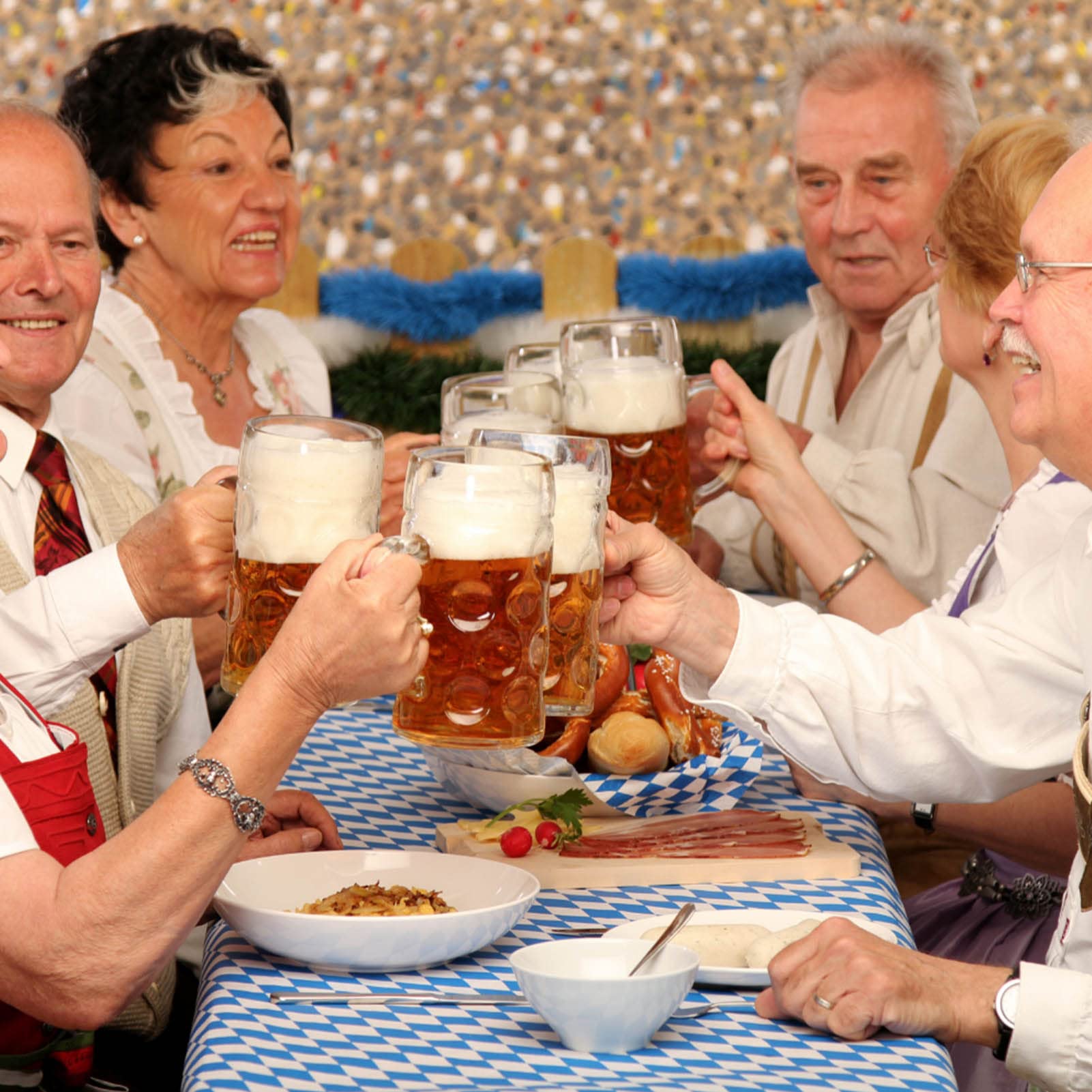 ZYP 5PCS Oktoberfest Tablecloths,54