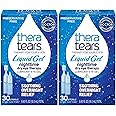 TheraTears Liquid Gel Nighttime Eye Drops for Dry Eyes, 30 Count (Pack of 2)