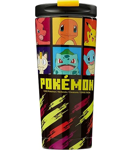 Amazon.com: Pokemon Pikachu Travel Mug - 16 oz BPA-Free Car Tumbler with  Spill Proof Metal Lid & Stainless Steel Interior - Premium Double Wall  Vacuum Insulated Water & Coffee Thermal Cup for