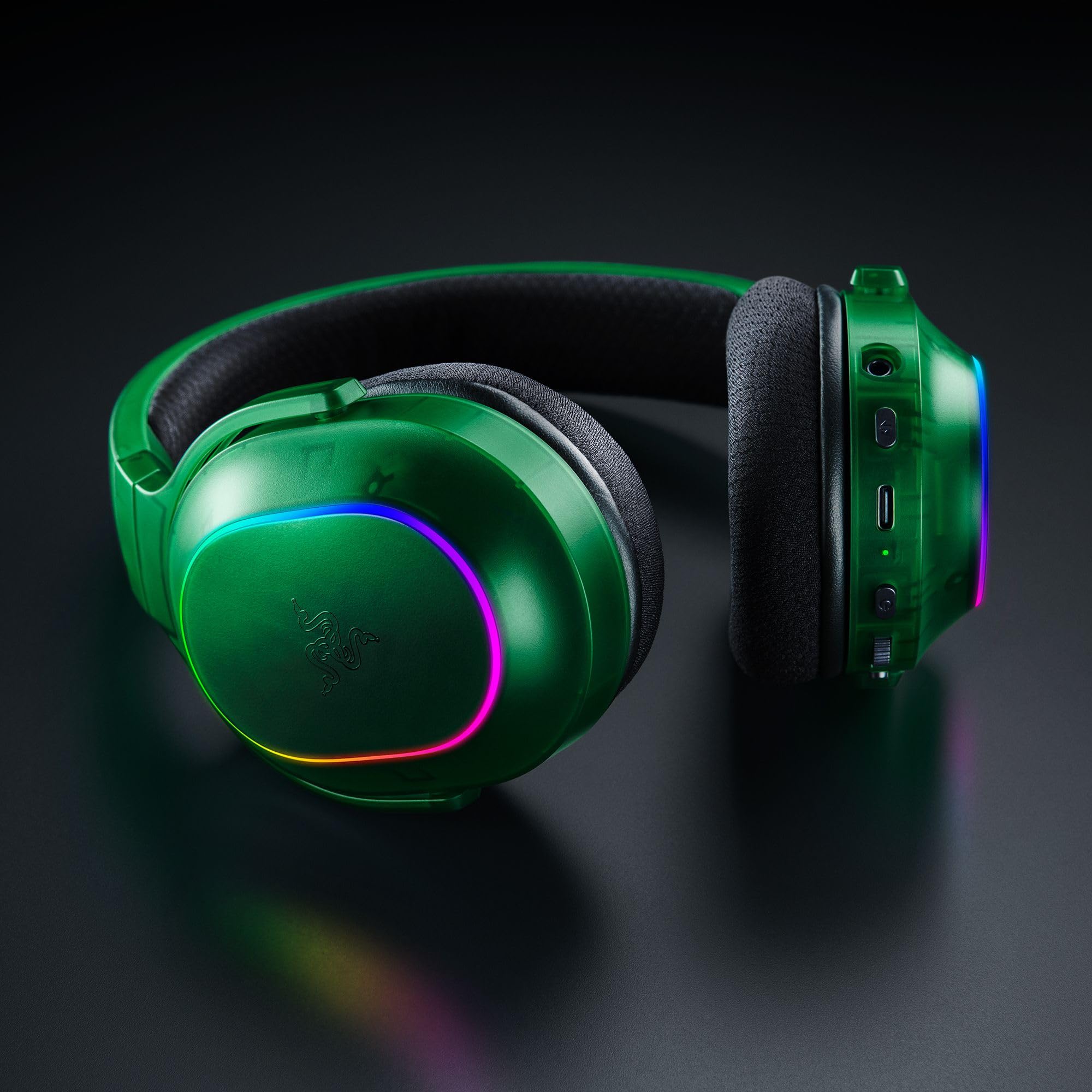 Razer Barracuda X Phantom Green Edition - Kabelloses Multi-Plattform Gaming Headset (285g, Triforce 40mm Driver, Dual Wireless HyperSpeed and Bluetooth) Phantom Green 8