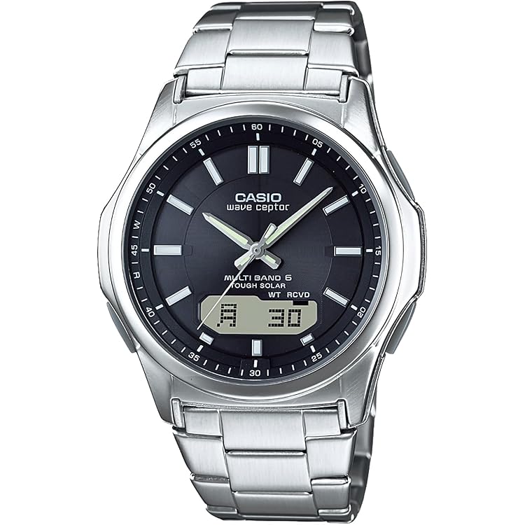 Casio] Lineage Radio Solar LCW-M100TSE-1AJF Men's Silver : Amazon