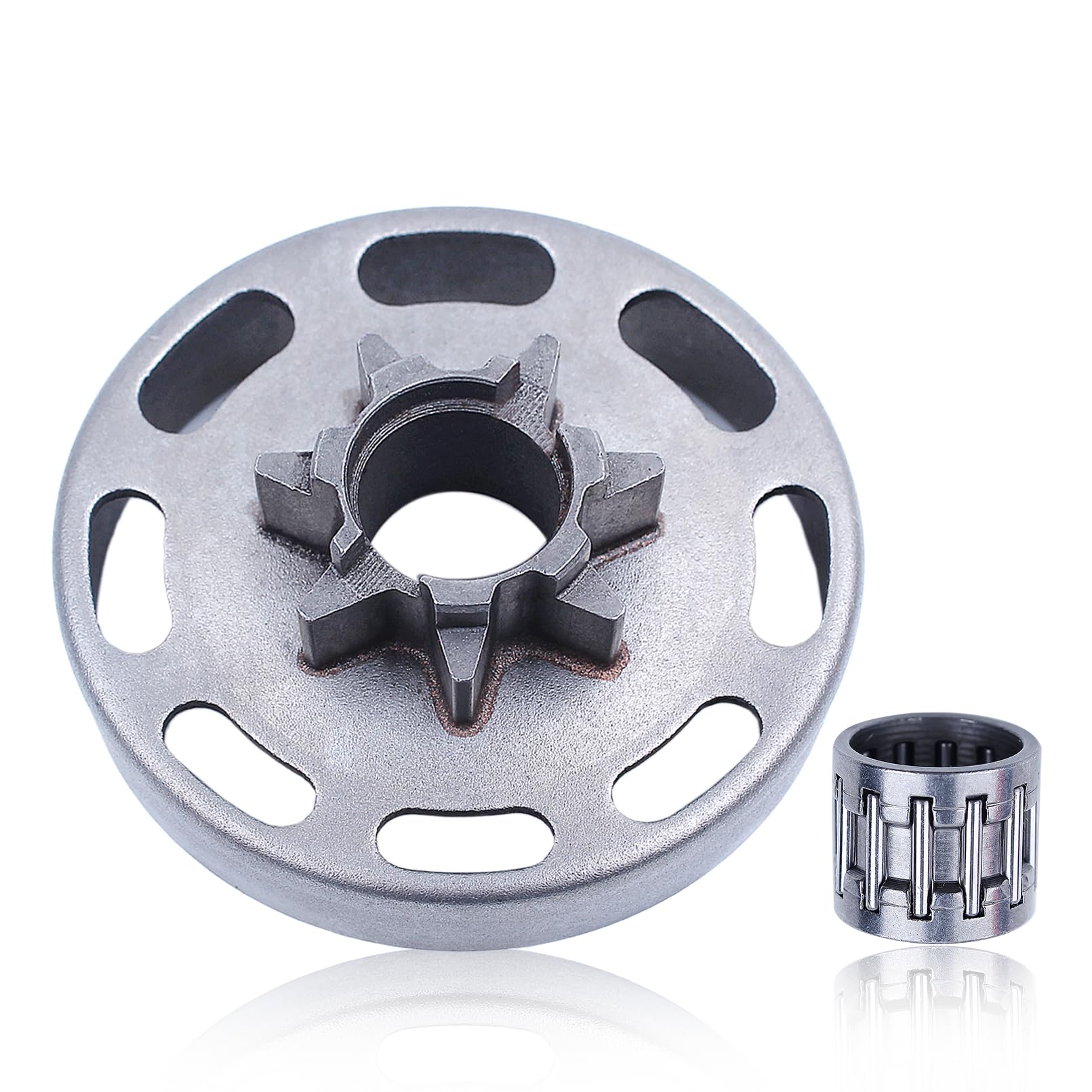 Adefol .325" Pitch 7 Tooth Clutch Drum Sprocket Fits for Husqvarna 435, 435E 440, 440E Chainsaw Replacement Parts with Needle Bearing OEM for 505441501, 505 44 15-01, 505-44-15-01