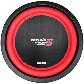 CERWIN-VEGA! Vega Series 10" 400W RMS 2-Ohm DVC High-Performance Subwoofer - Powerful Car Audio System Subwoofer, Deep Bass, Easy Installation, Durable Design for Enhanced Car Audio V102DV2