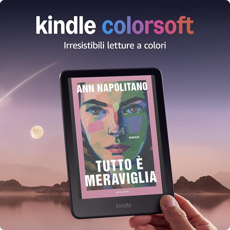 Kindle Colorsoft Signature Edition 32 GB (modello 2024), con schermo a colori, luce frontale a regolazione automatica, ricarica wireless e lunga durata della batteria (nero metallizzato)