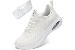 ZYEN Wide Toe Box Shoes Women Air Cushion Road Running Shoes Extra Wide Width Sneakers Arch Support Gym Athletic Tennis Sneakers Lightweight Breathable Walking Shoes