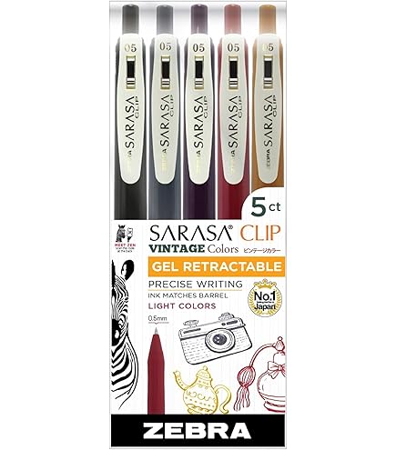 Amazon.com: Zebra Gel Ballpoint Pen, Sarasa Grand 0.5mm
