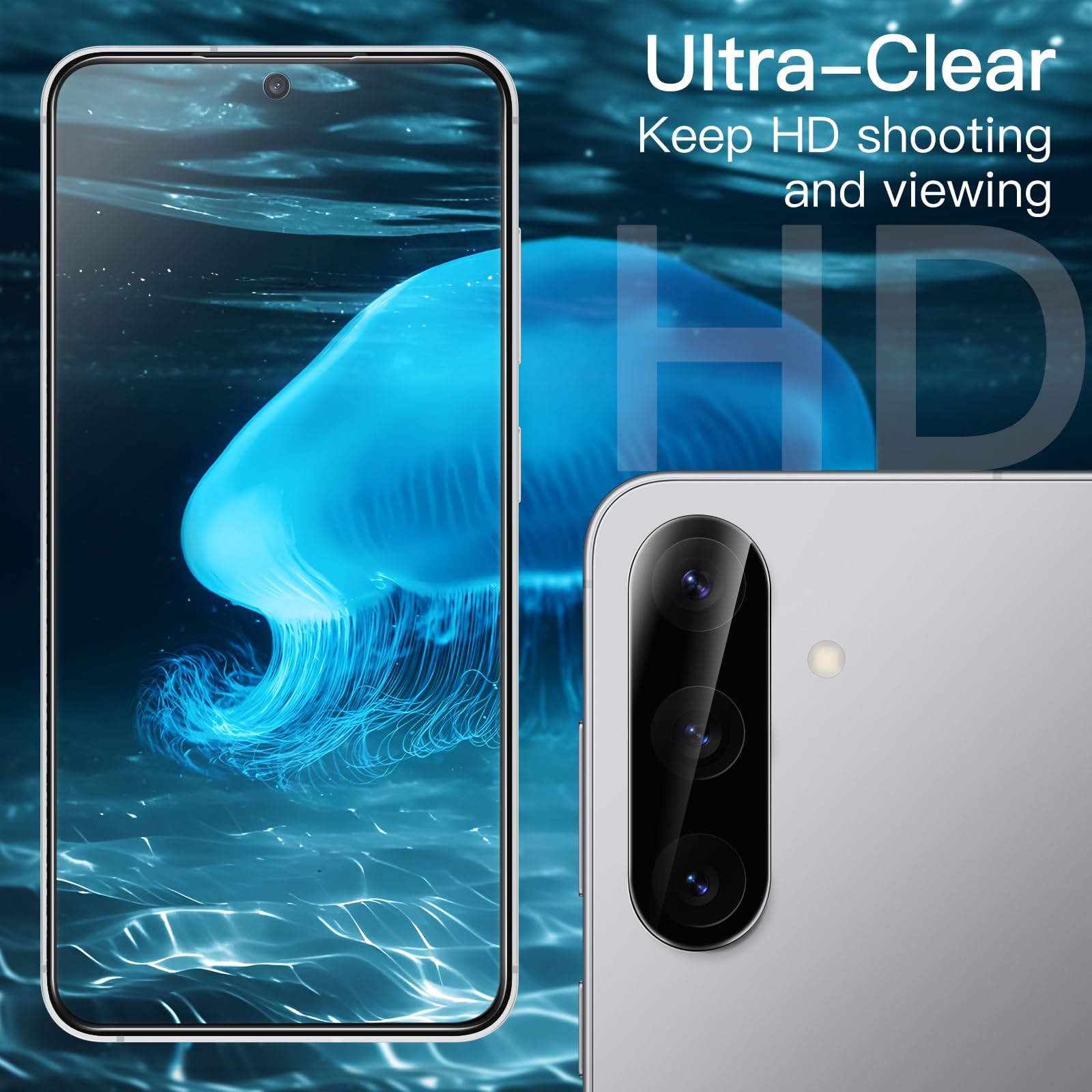 JETech Screen Protector for  Samsung Galaxy S25 / S25+/ S25 Plus / S25 Ultra