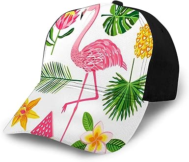 flamingo golf hat