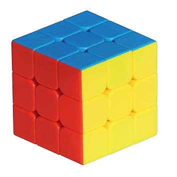 3x3 High Speed Stikerless Speedy Rubik Magic Puzzle for Develope Mind by OFIXO