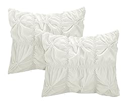 Chic Home White Bed in a Bag Comforter Set, Queen