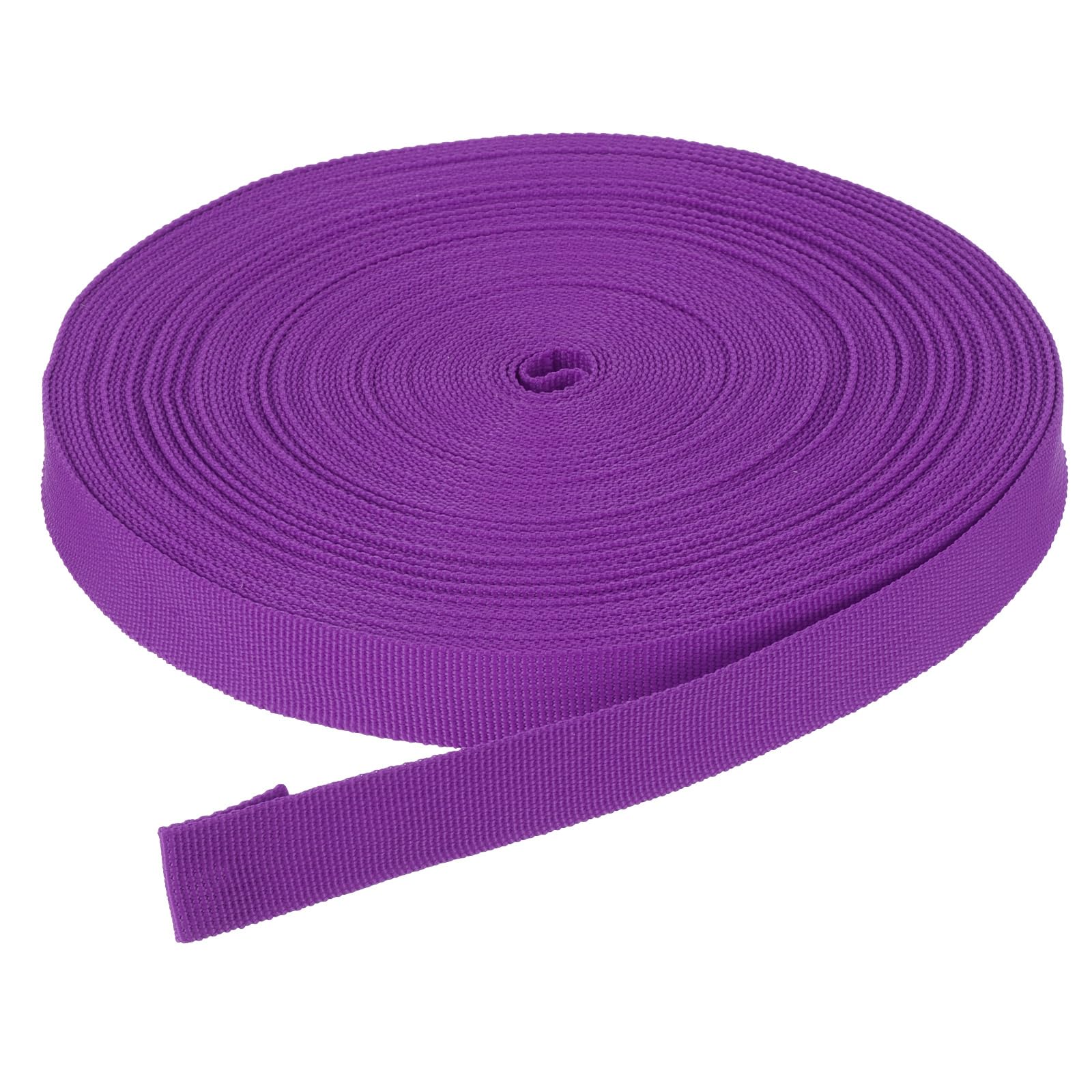 DMiotech 25 Yard x 3/4 inch Width Nylon Webbing Strap Poly Flat Webbing Strapping for DIY Craft Backpack Strapping, Sewing, Outdoor Gear Repair, Purple