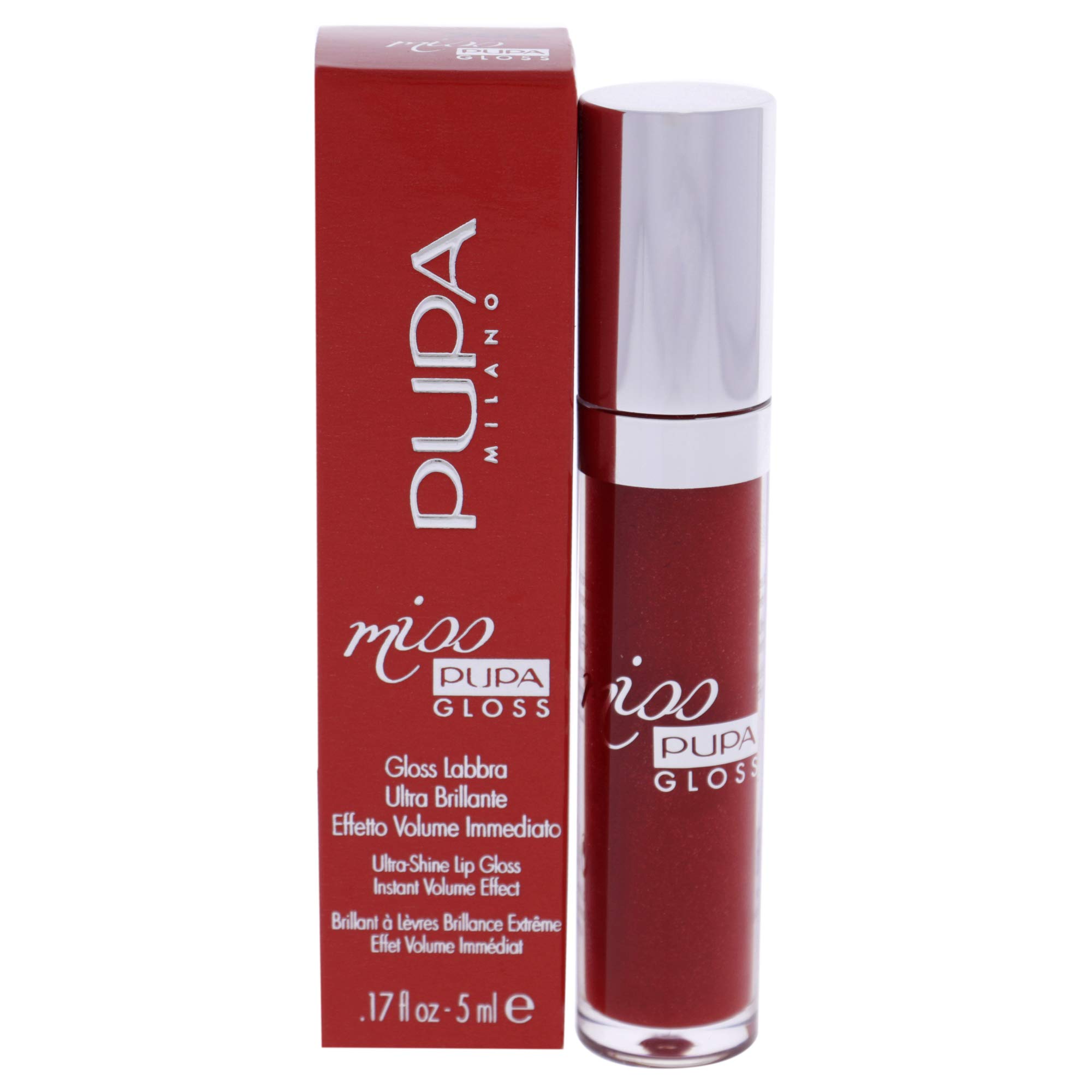 Pupa Milano Miss Pupa Gloss - 205 Touch of Red For Women 0.17 oz Lip Gloss