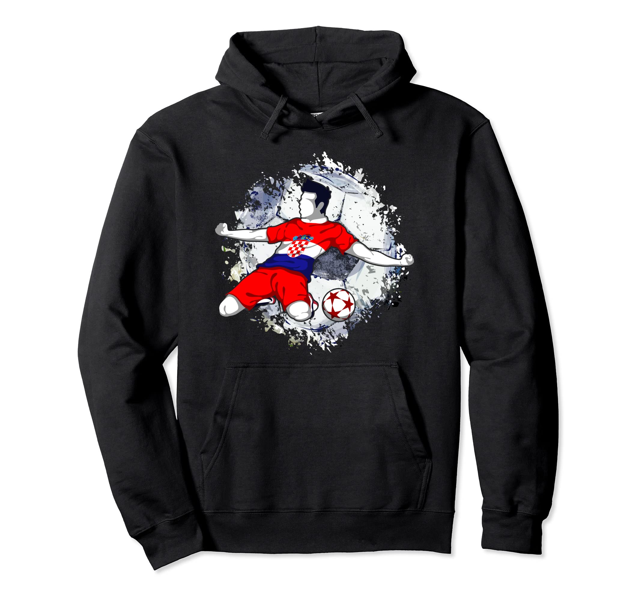 Croatia Soccer Fans Jersey Croatian Football Lovers Sports Pullover Hoodie