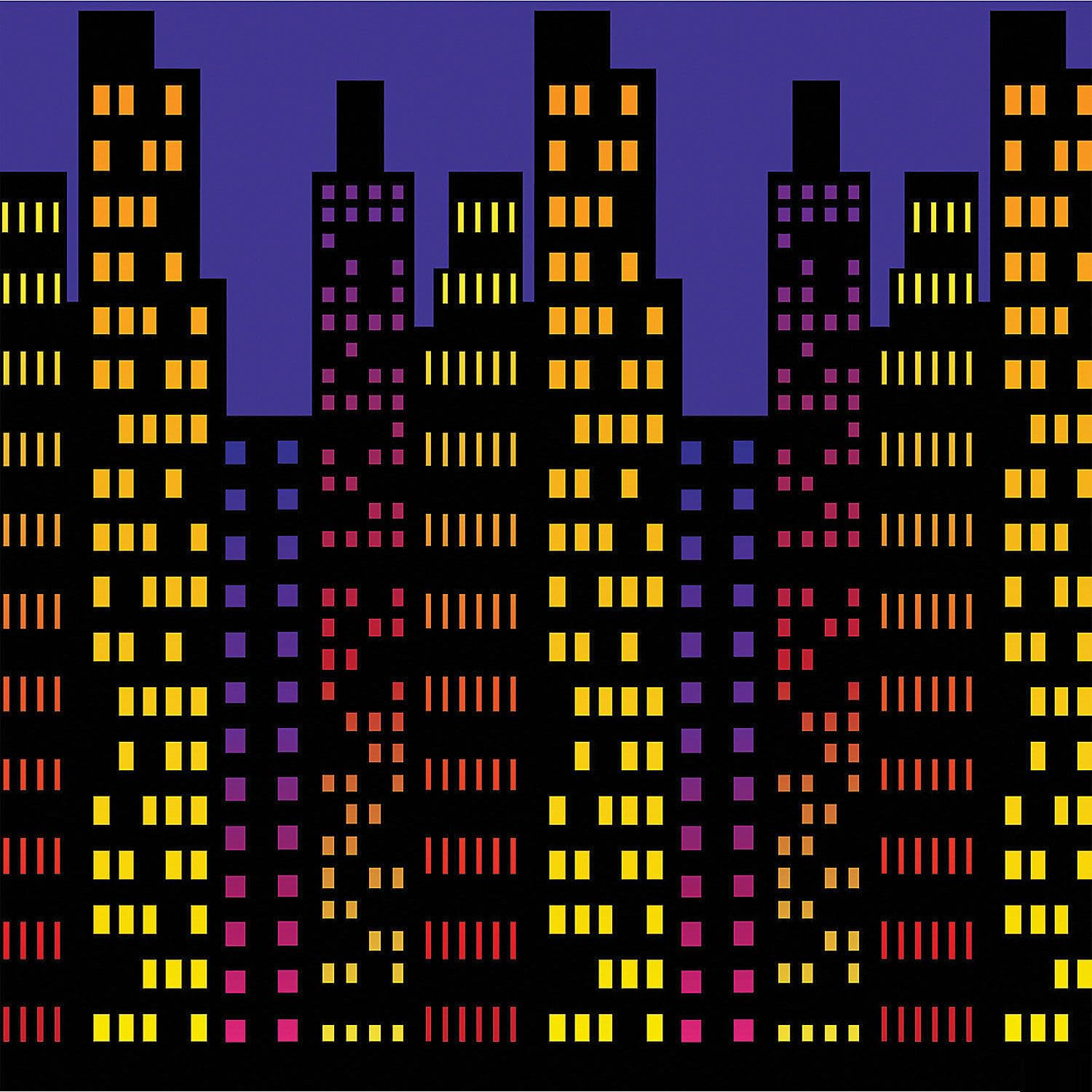 Beistle Cityscape Backdrop — image 1