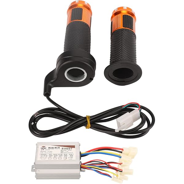 Acelerador De Pulgar Universal TKSE Para Scooters Y Bicicletas Eléctricas - Diámetro 22mm (7/8"), Cable De 160cm - Funciona Con 24V A 72V