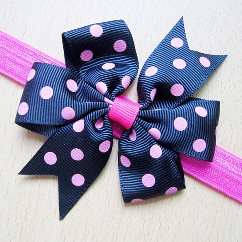 bestvech satin hairband/hair bow accessories for girl's (pack of 10)