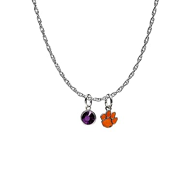 Amazoncom Stone Armory Clemson Tigers Paw Necklace