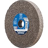 PFERD Vitrified Bench Grinding Wheel - Universal, 8" Diameter, 1" Thick, 1-1/4" Arbor, 24 Grit, Aluminum Oxide, for General Metalworking - Part 61763