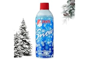 GENERIC Santa Snow Spray 13oz – Artificial Snow for Christmas Tree - Windows & Mirrors – Fake Snow Flocking Spray for Holiday Decorations - Wreaths & Winter Displays (1 Pack)