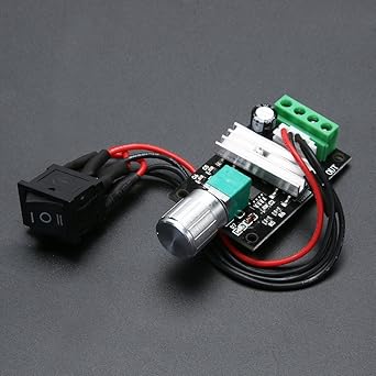 IainStars 6V 12V 24V 3A PWM DC Motor Speed Controller Forward Reverse/w Switch