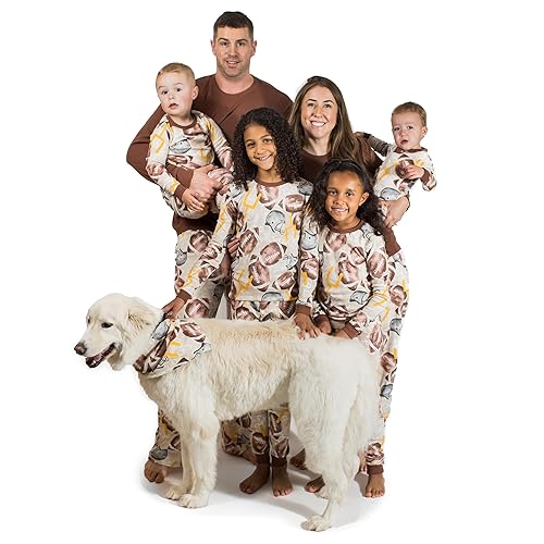 Burt's Bees Baby Family Matching Holiday Pajamas - Organic Cotton PJs for Infants, Toddlers, Kids, Men, and Women