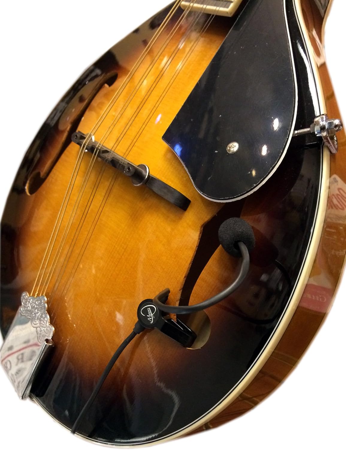The Feather Mandolin Pickup with Flexible Micro-Gooseneck by Myers Pickups, Multi color, Full size - Image 4