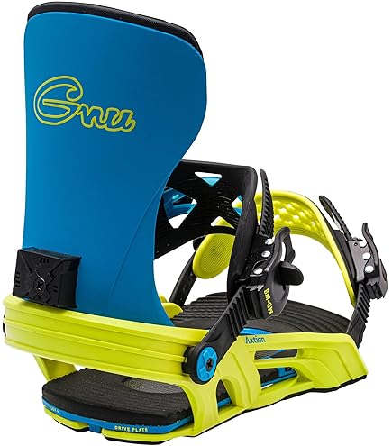 Amazon.com : Bent Metal Axtion Mens Snowboard Bindings, M, Blue